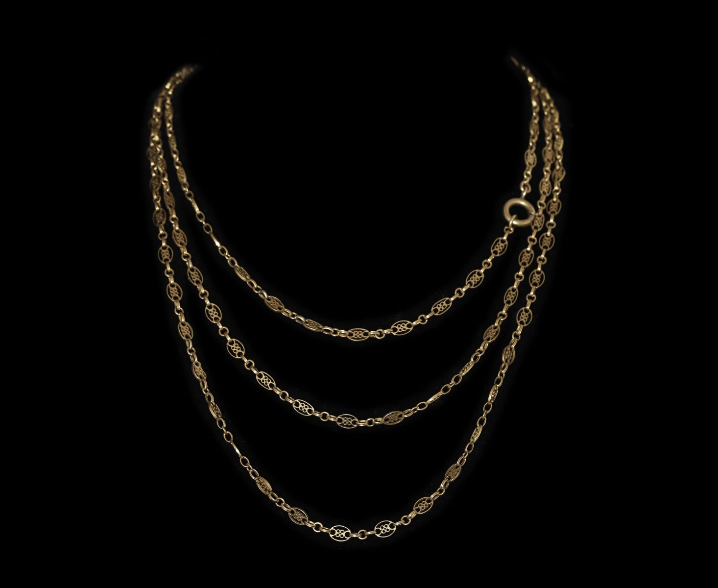 Antique Gallery Soleil アンティークジュエリー / 18k 142.6cm 25.8g